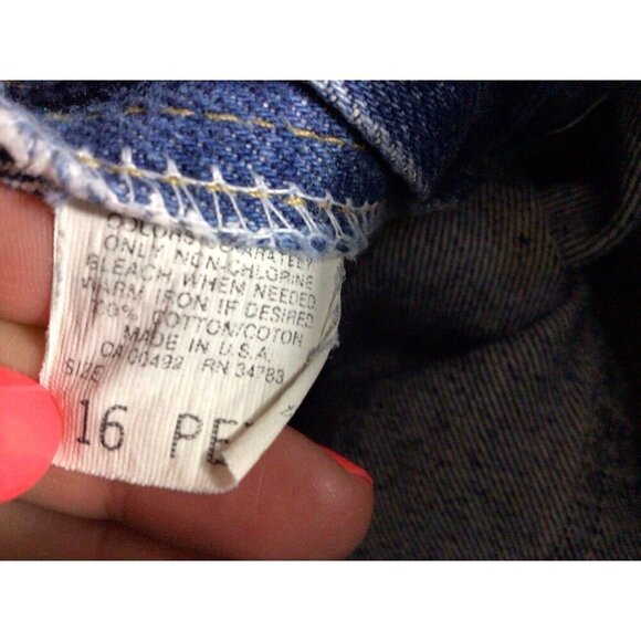 Vintage Lee Jeans Womens 16 High Waisted Mom Style - Picture 6 of 6